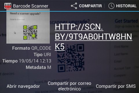 Install apps from QR codes