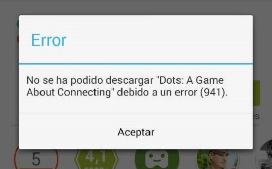 Meaning Google Play errors