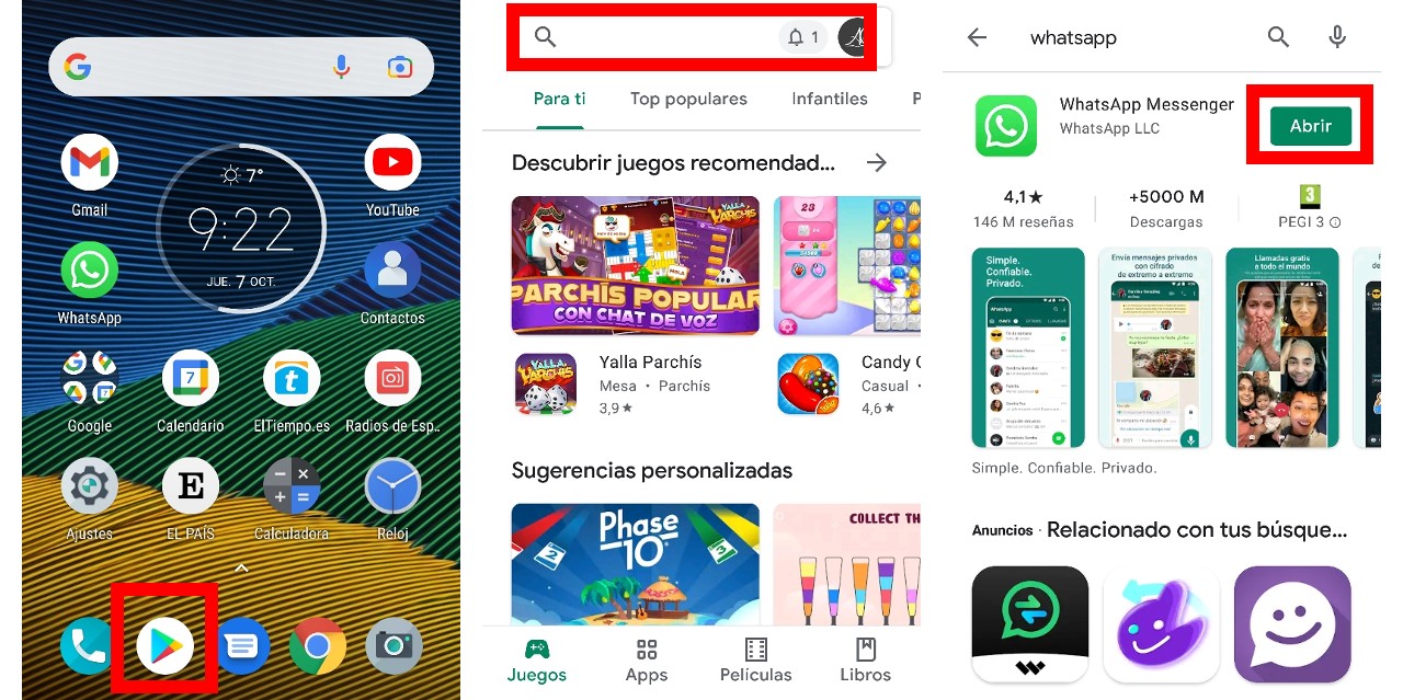 How to update WhatsApp for free in Google Play Store 2