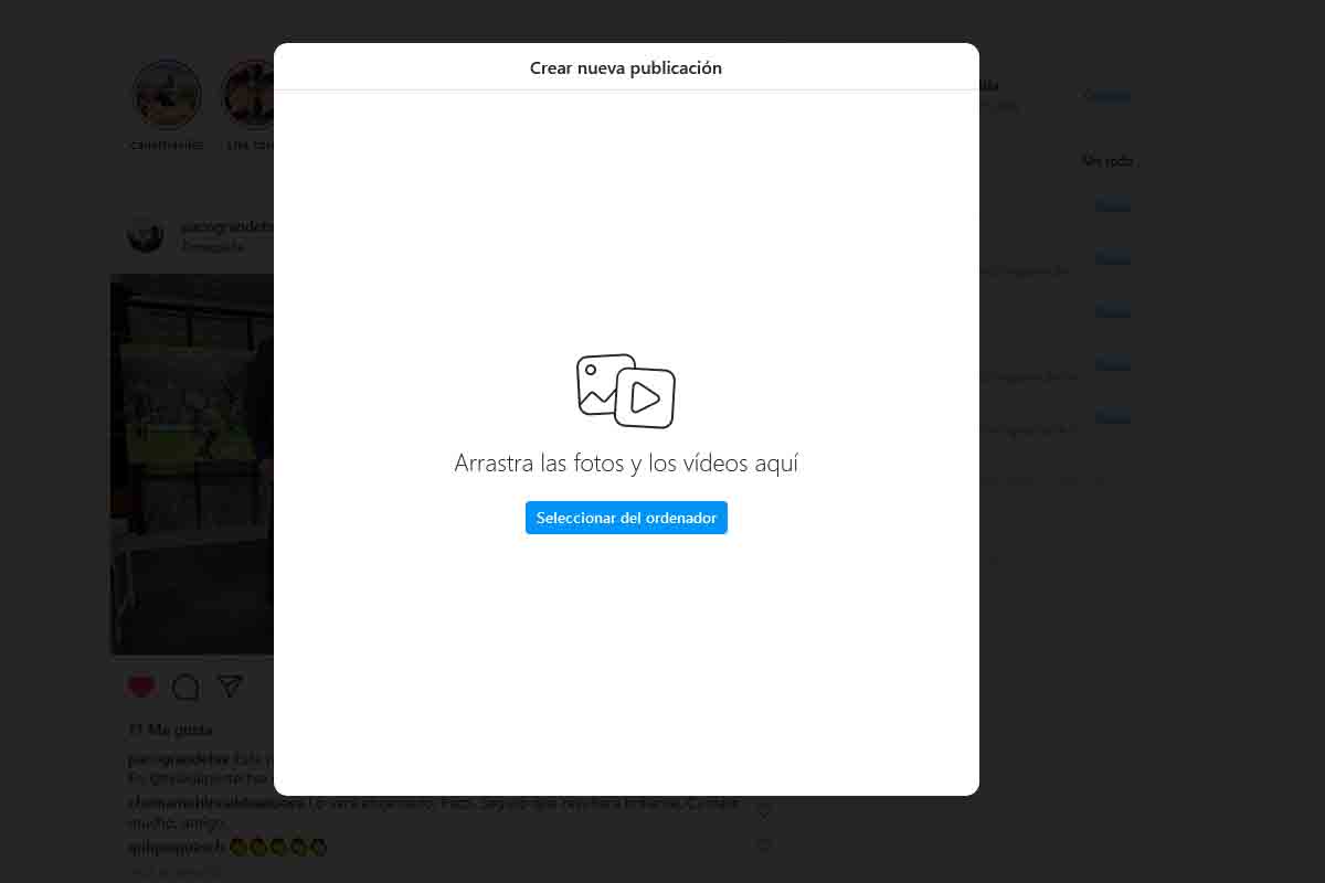 How to upload photos and videos to Instagram from your computer 2021 2a