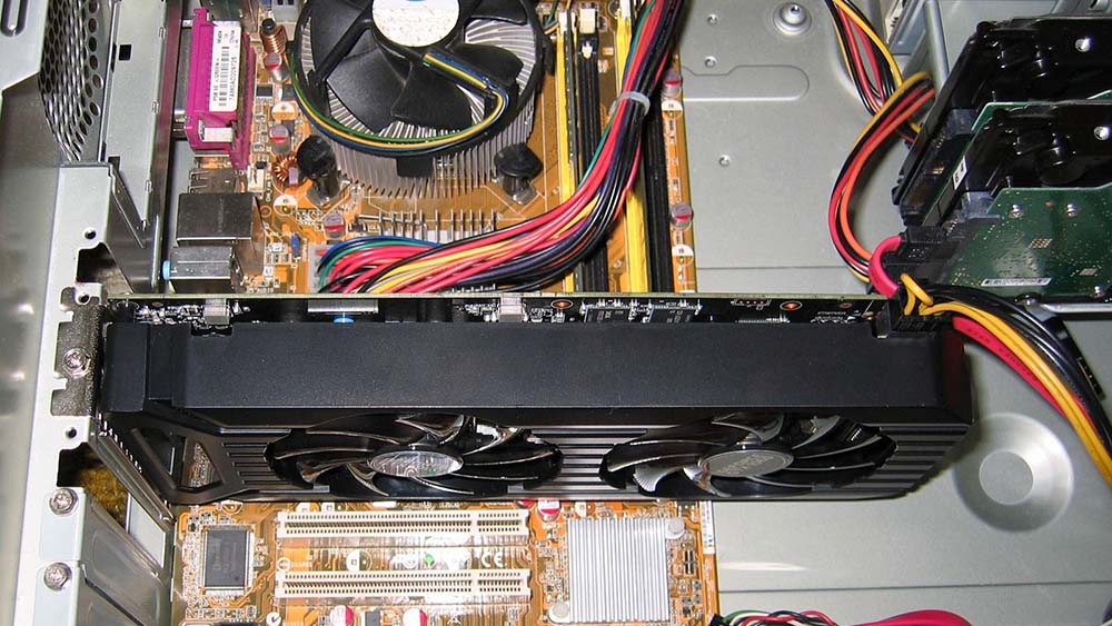 Video card in the computer