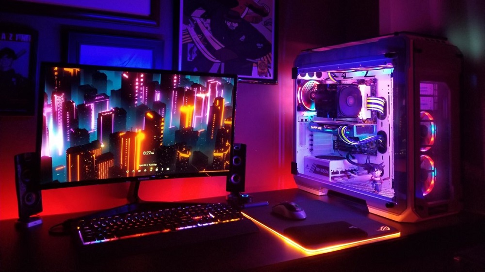 RGB backlit computer