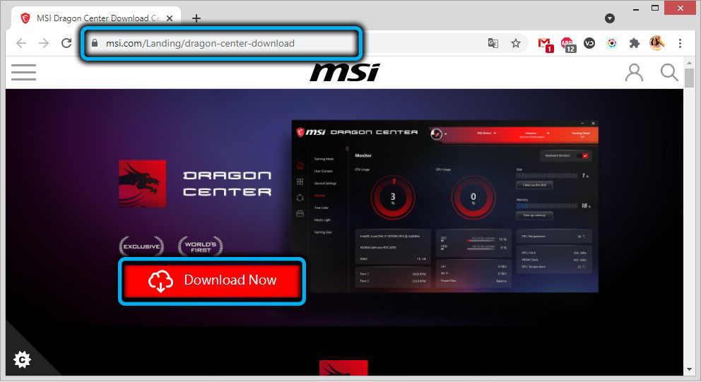 Download MSI Dragon Center