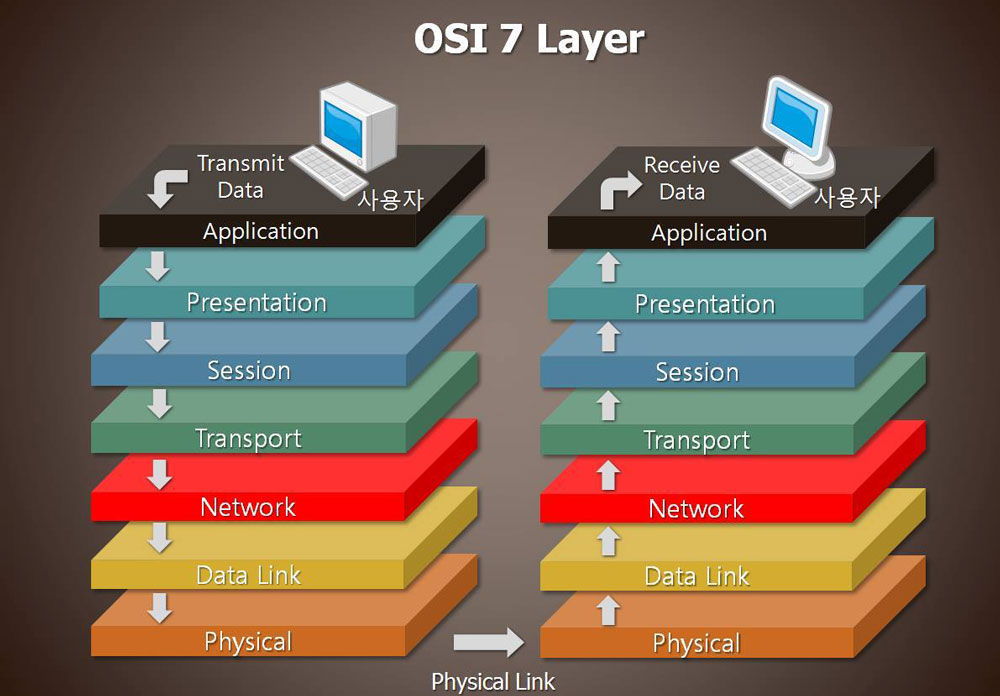 7 layers of the OSI model