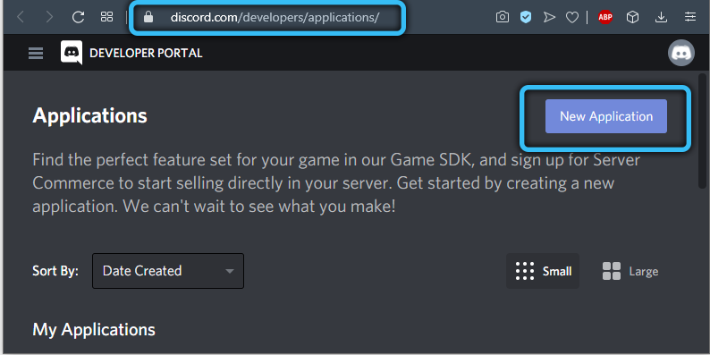 Discord Developers Section