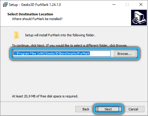 Where to install FurMark