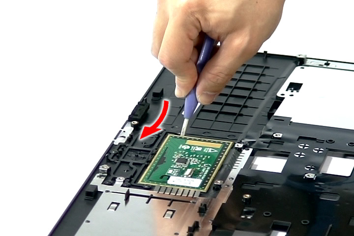 Removing the touchpad board