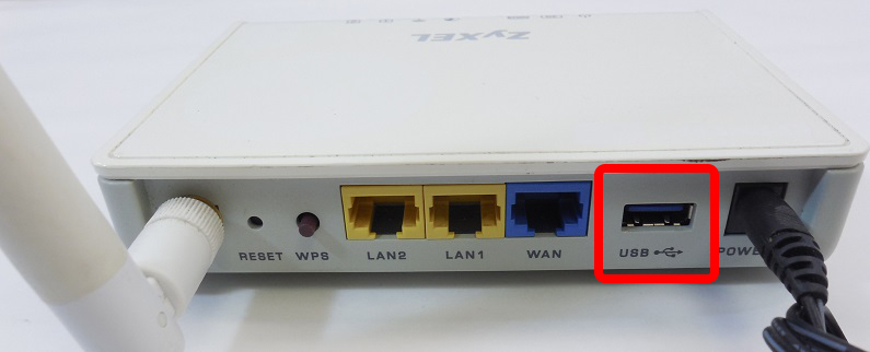 USB output on the router