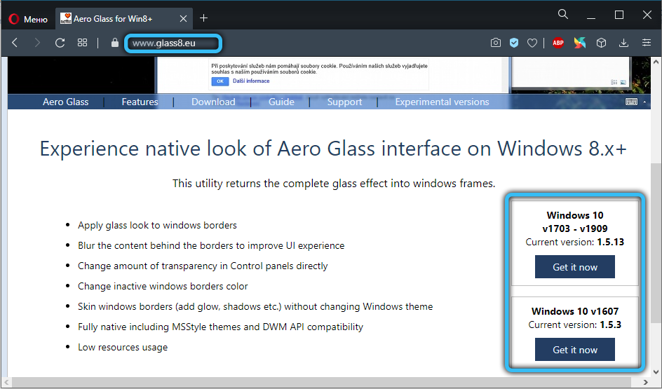 Download Aero Glass