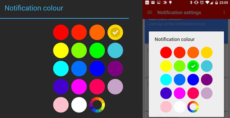 Android color picker