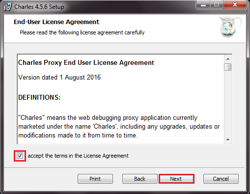 Charles Proxy License Agreement