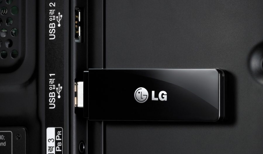Flash drive on LG TV