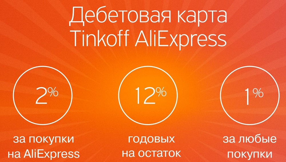 Debit card from Tinkoff bank AliExpress