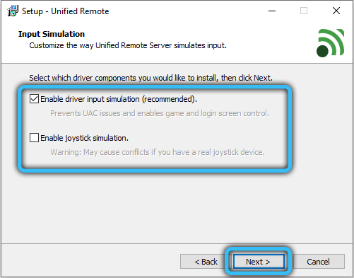 Unified Remote Installation Options