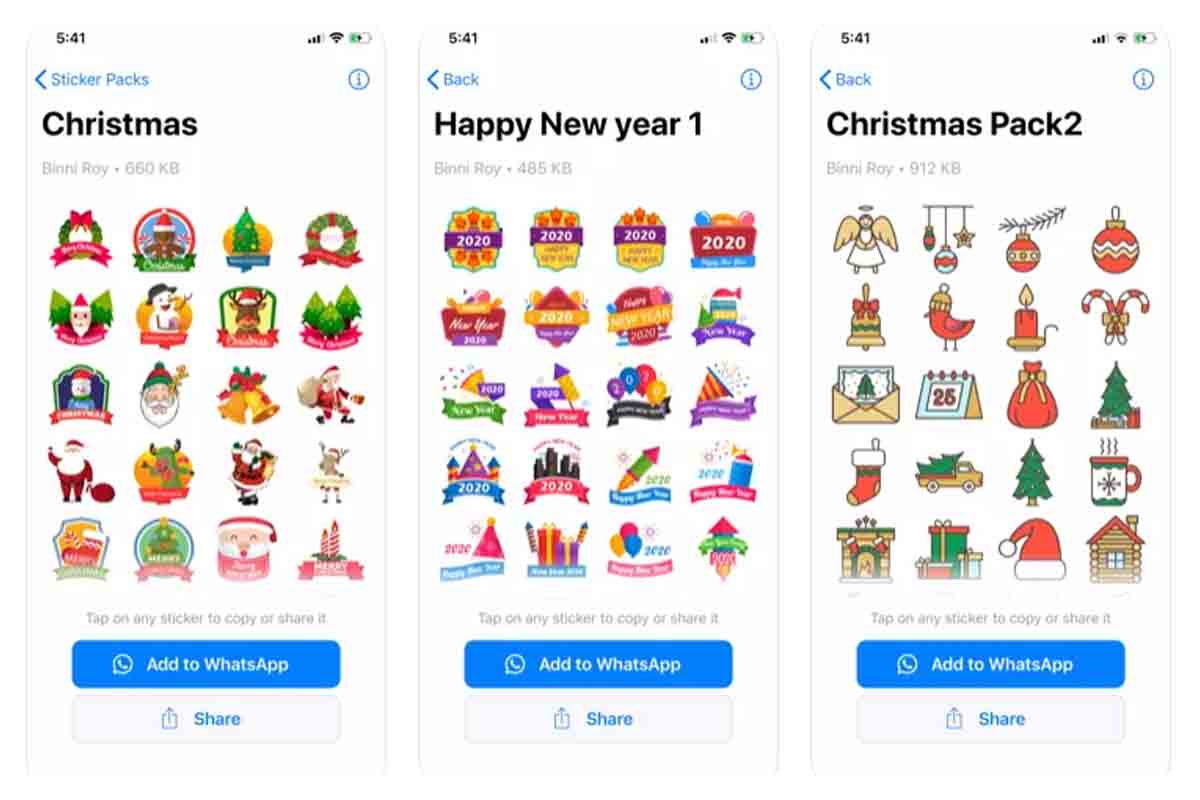 30 animated stickers to succeed in your Christmas greetings by WhatsApp 2