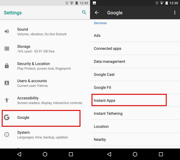Enabling Instant Apps on Android
