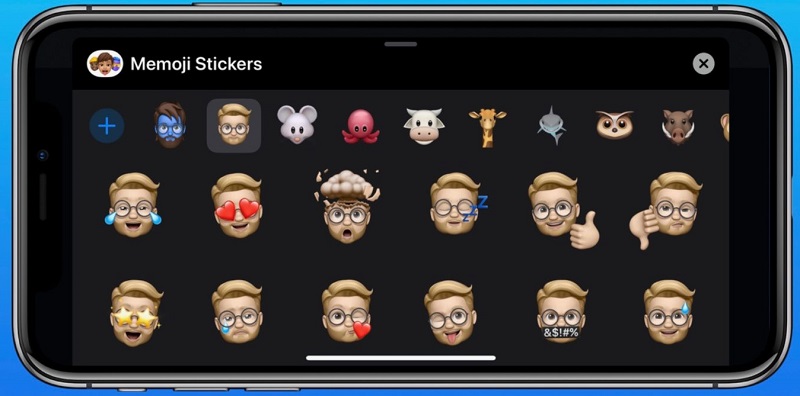 Memoji library on your phone
