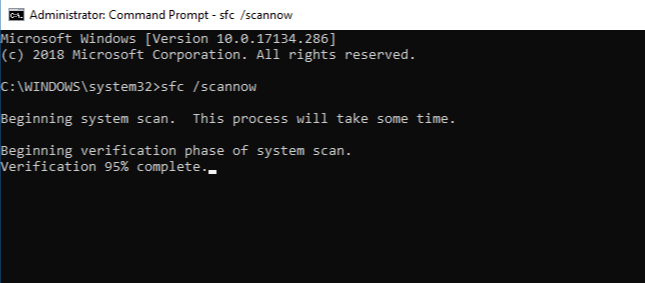 Sfc / scannow command