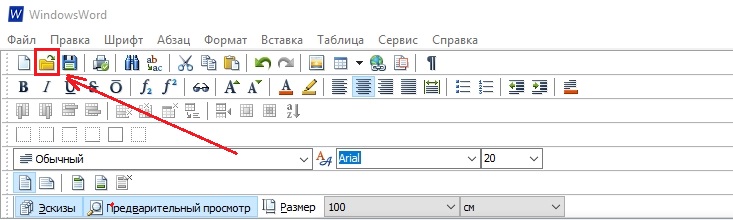 Windows Word program