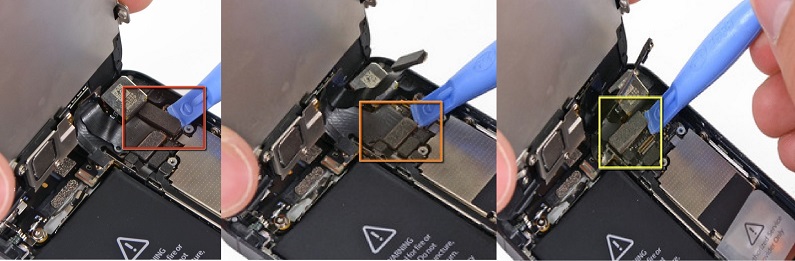 Repairing a flat cable on an iPhone