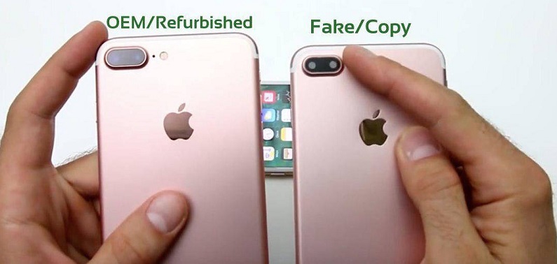 Original iPhone and fake