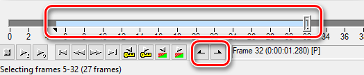 Specifying the beginning and end of a fragment in VirtualDub