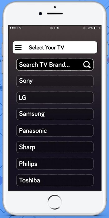 Controlling other brands of TVs