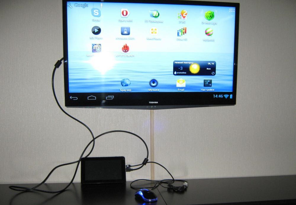 Connecting your tablet to your TV