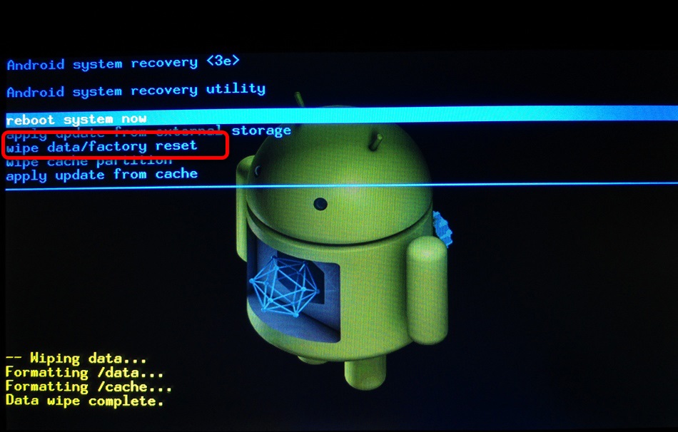 Resetting your tablet