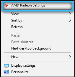 AMD Radeon options