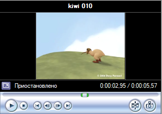 Built-in video player