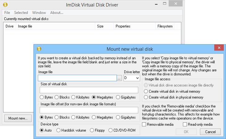 ImDisk PC software