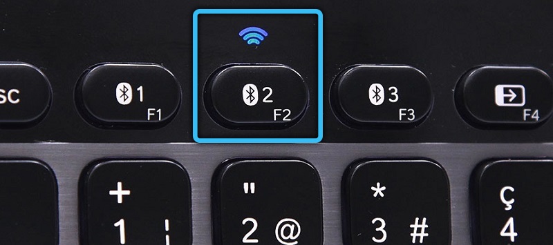 Bluetooth enable button