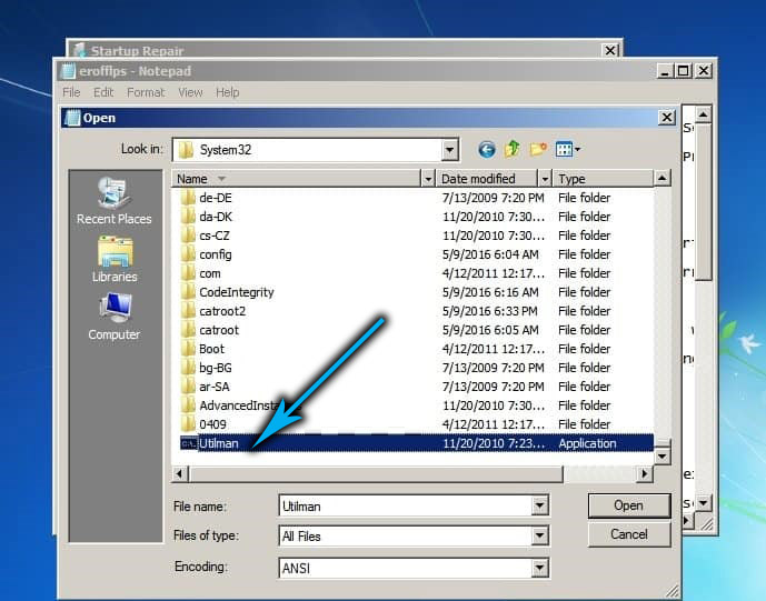 New name cmd file in Windows 7