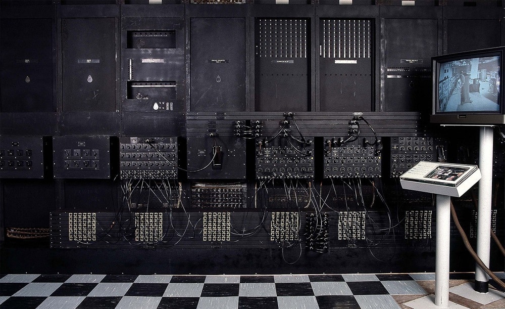 Exterior view of ENIAC