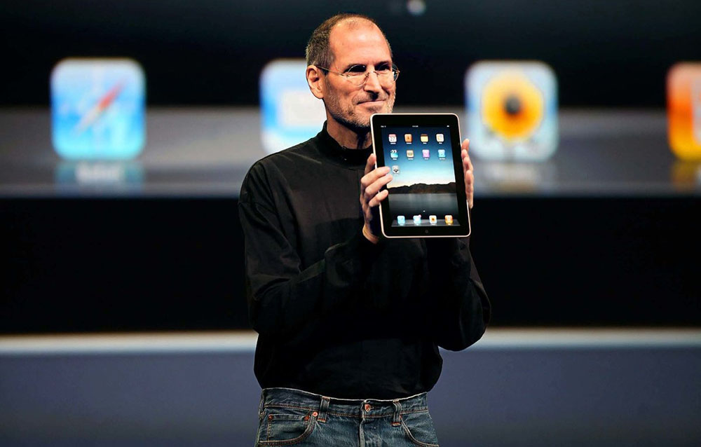iPad and Steve Jobs
