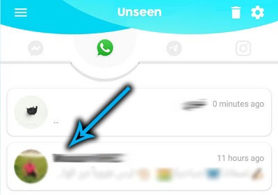 Unseen WhatsApp Messages