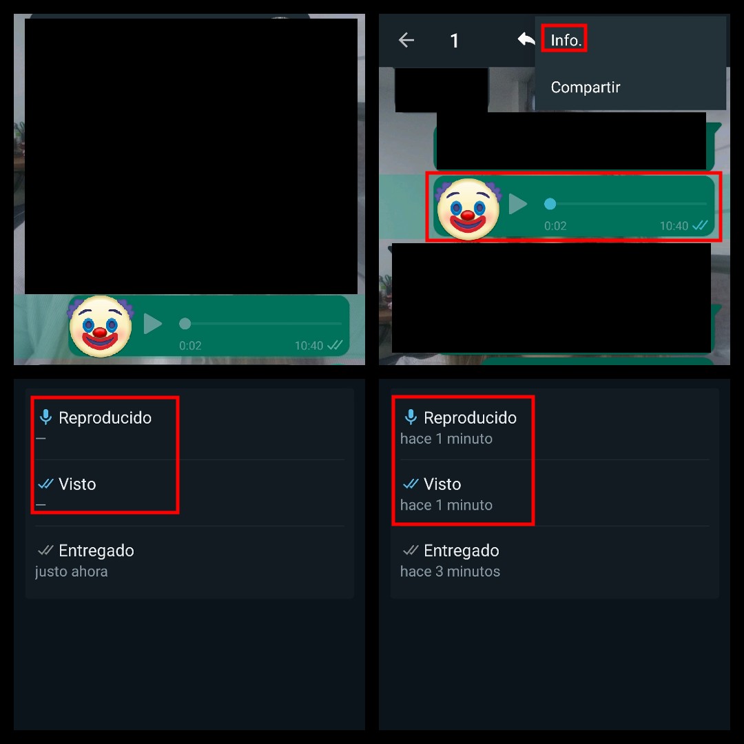 How to listen to a WhatsApp audio without opening it 2
