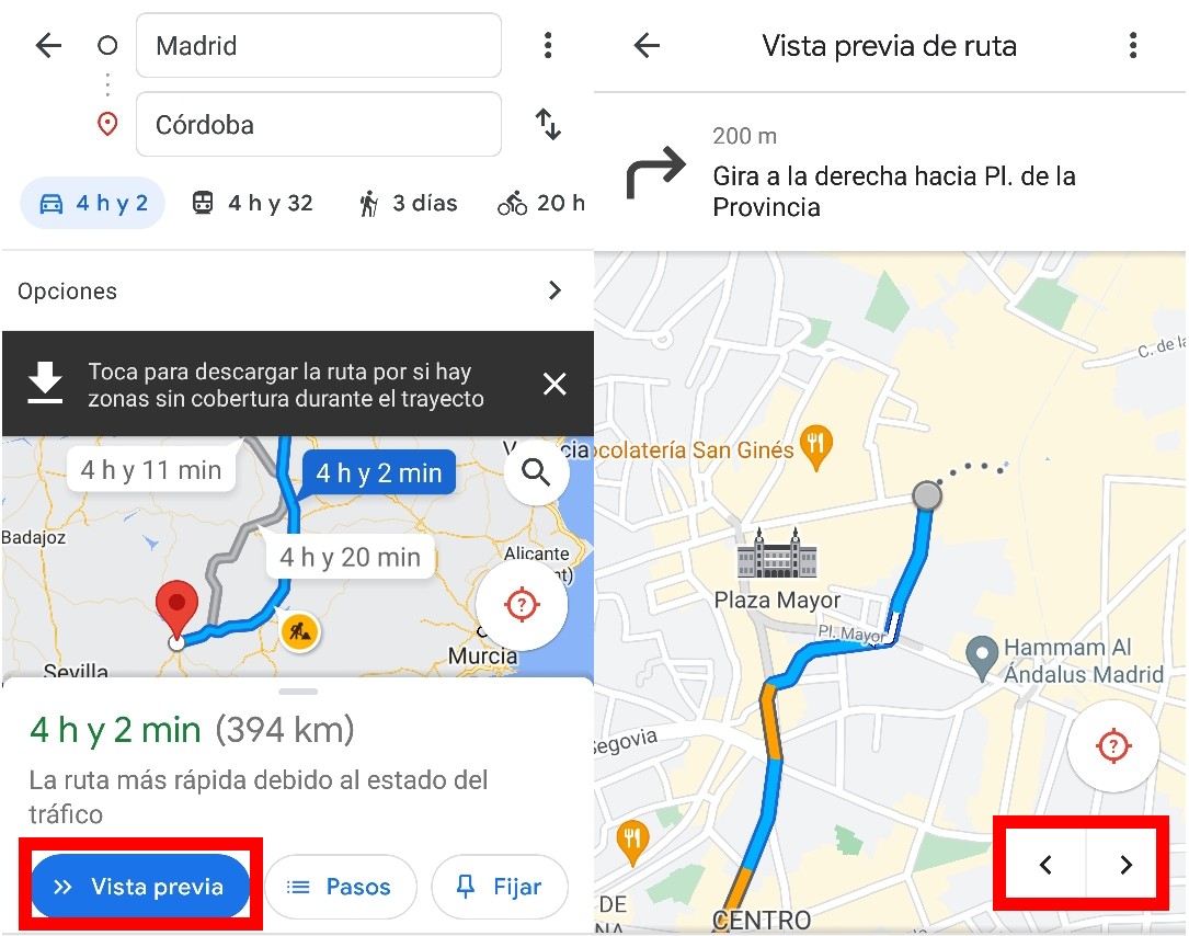 How to get there on Google Maps: all options 2