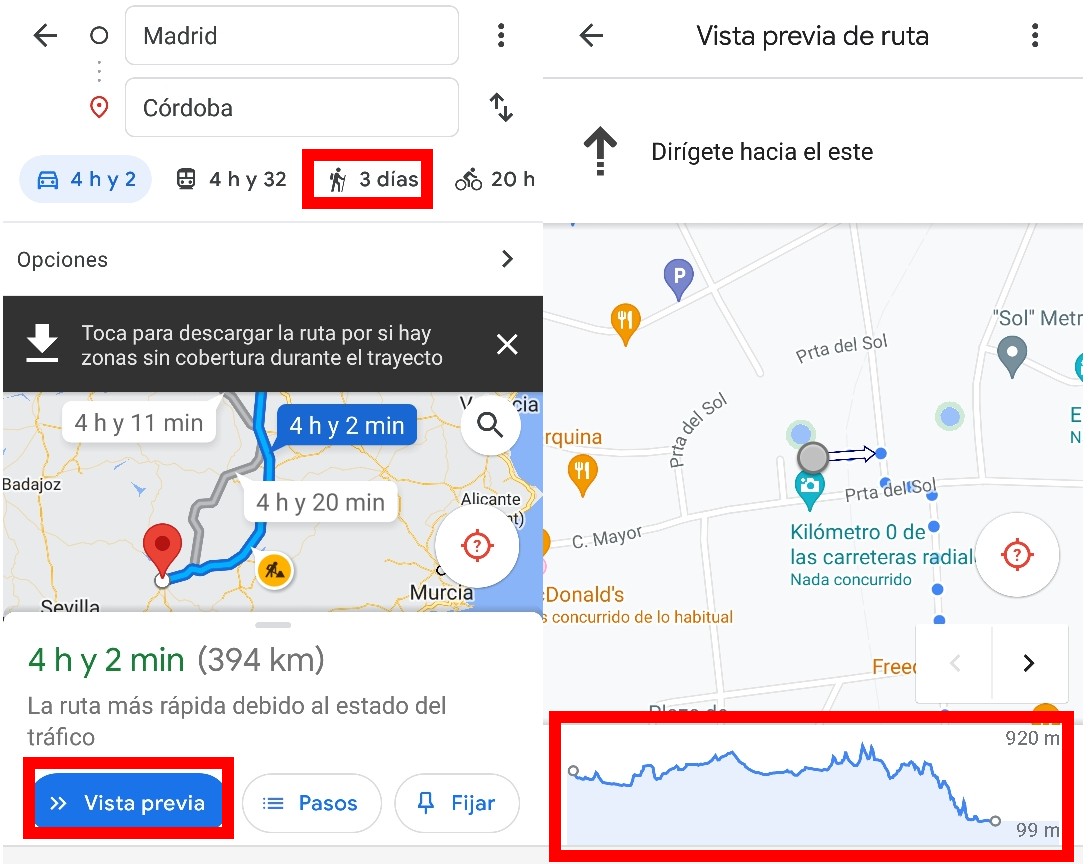 How to get there on Google Maps: all 5 options