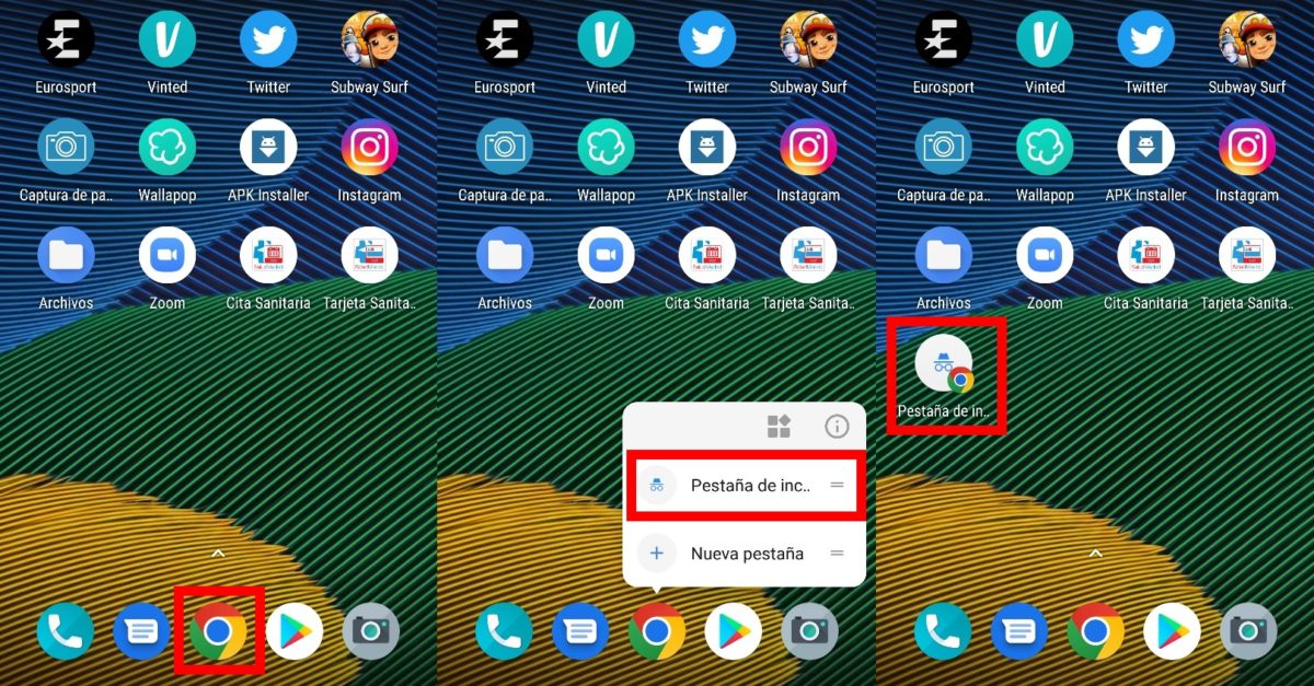 How to create a shortcut to Google Chrome incognito mode on mobile 1
