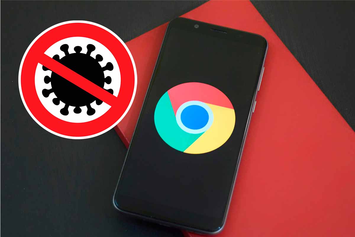 What does the remove virus notification mean in Google Chrome on Android 1