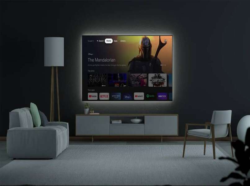 samsung smart tv in a home